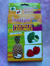 Încărcați imaginea în vizualizatorul Galerie, INVATAM PRIN JOC FRUCTELE SI LEGUMELE