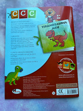Încărcați imaginea în vizualizatorul Galerie, INVATA DESPRE DINOZAURI CREEAZA 8 MINI CARTI