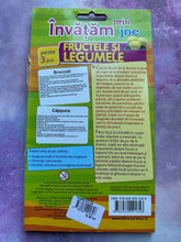 Încărcați imaginea în vizualizatorul Galerie, INVATAM PRIN JOC FRUCTELE SI LEGUMELE