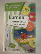 Load image into Gallery viewer, LUMEA SUNETELOR JOC DE MEMORIE RASPUNDEL ISTETEL