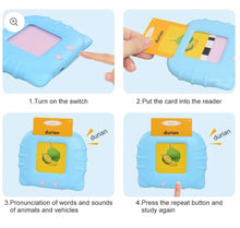 Încărcați imaginea în vizualizatorul Galerie, VORBIȚI ȘI ÎNVĂȚAȚI DISPOZITIV EDUCAȚIONAL + 112 FLASHCARD