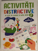 Încărcați imaginea în vizualizatorul Galerie, ACTIVITATI DISTRACTIVE DE SCRIS DE COLORAT DE NUMARAT