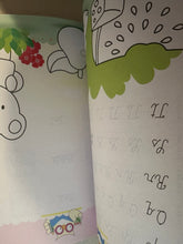 Încărcați imaginea în vizualizatorul Galerie, INVAT SA SCRIU CU ABTIBILDURI LIPESTE COLOREAZA SCRIE