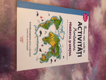 Load image into Gallery viewer, PRIMA MEA CARTE DE ACTIVITATI MONTESSORI PAMANTUL SI SPATIUL