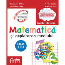 Încărcați imaginea în vizualizatorul Galerie, MATEMATICA SI EXPLORAREA MEDIULUI CLASA A 2 A CAIETUL ELEVULUI CORINT BOOKS