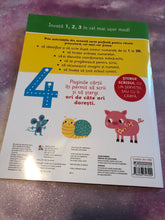 Încărcați imaginea în vizualizatorul Galerie, VREAU SA INVAT NUMERELE scrie si sterge de cate ori vrei