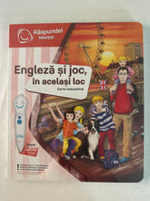 Încărcați imaginea în vizualizatorul Galerie, ENGLEZA SI JOC IN ACELASI LOC carte vorbitoare interactiva RASPUNDEL ISTETEL
