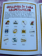 Încărcați imaginea în vizualizatorul Galerie, GULLIVER IN TARA LILIPUTANILOR DESCOPERA CUVINTELE MISTERIOASE DIN POVESTE
