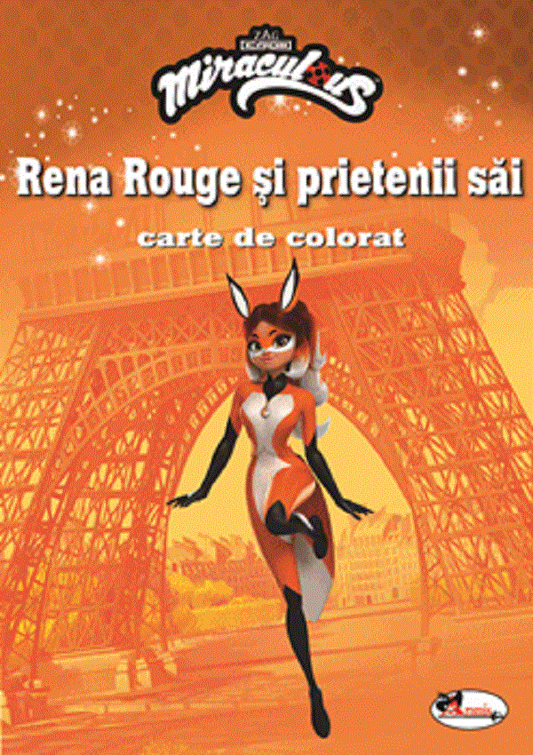 RENA ROUGE SI PRIETENII SAI CARTE DE COLORAT ARAMIS