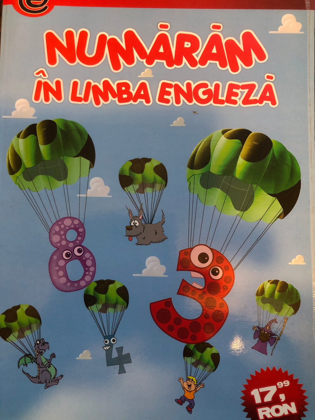 NUMARAM IN LIMBA ENGLEZA